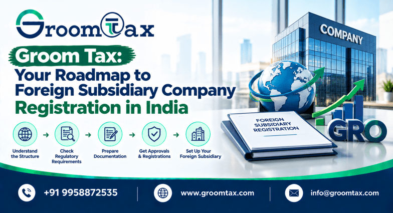 Groom Tax: Your Roadmap to Foreign Subsidiary Company Registration in India